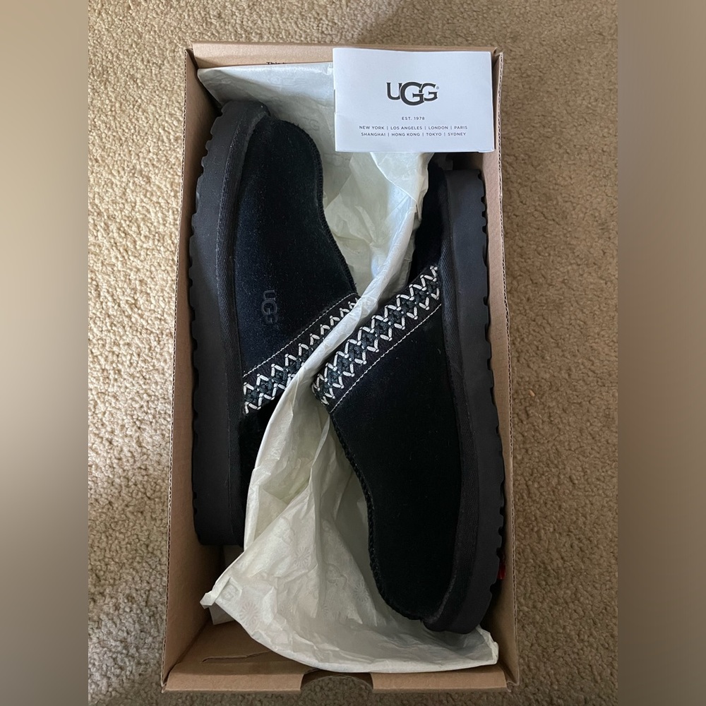 UGG Women's Netta Slipper - Black - Size 8 (Like New!)